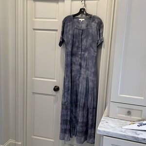LoveShackFancy dress size M tiedye blue